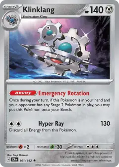 Klinklang Rare card from Stellar Crown