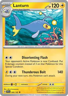 Lanturn Uncommon card from Stellar Crown
