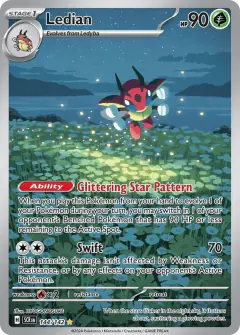 Ledian Illustration Rare card from Stellar Crown