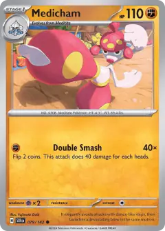 Medicham Common card from Stellar Crown