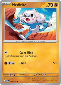 Meditite Common card from Stellar Crown