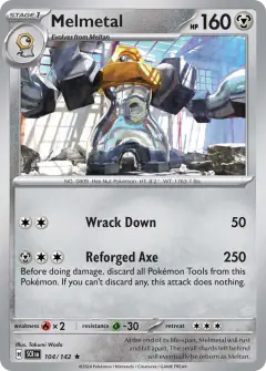 Melmetal Rare card from Stellar Crown