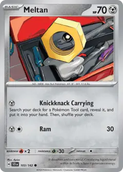 Meltan Common card from Stellar Crown