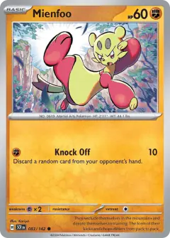 Mienfoo Common card from Stellar Crown