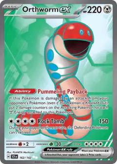 Orthworm ex Ultra Rare card from Stellar Crown