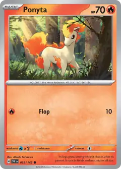Ponyta Common card from Stellar Crown
