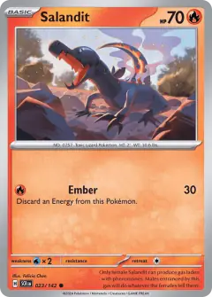 Salandit Common card from Stellar Crown