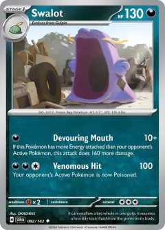 Swalot Uncommon card from Stellar Crown