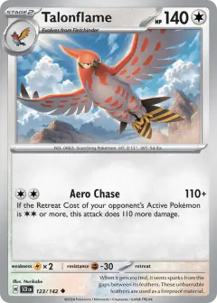 Talonflame Uncommon card from Stellar Crown