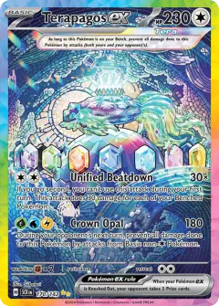 Terapagos ex Special Illustration Rare card from Stellar Crown