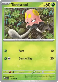 Toedscool Common card from Stellar Crown