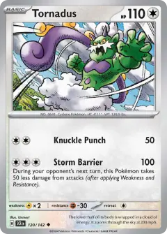 Tornadus Uncommon card from Stellar Crown