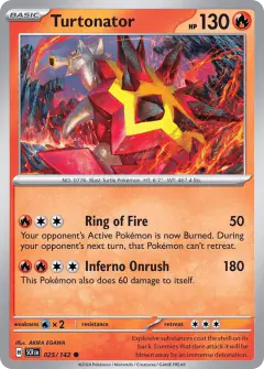 Turtonator Common card from Stellar Crown