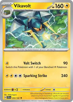 Vikavolt Uncommon card from Stellar Crown