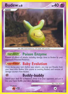 Budew Uncommon card from Stormfront