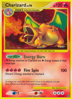 Charizard Rare Secret card from Stormfront