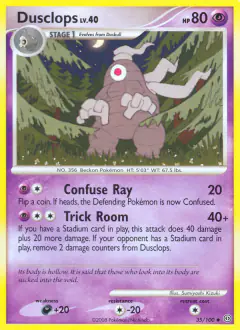 Dusclops Uncommon card from Stormfront