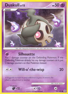 Duskull Common card from Stormfront