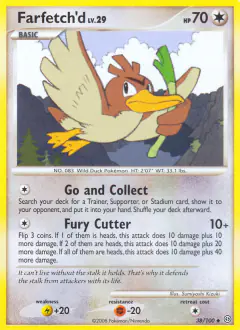 Farfetch'd Uncommon card from Stormfront