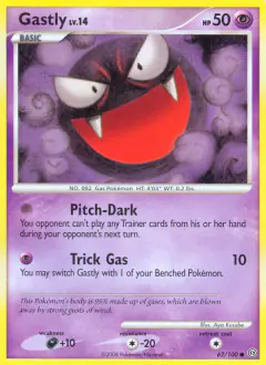 Gastly Common card from Stormfront