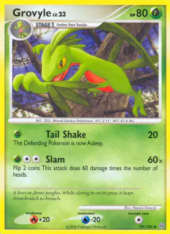 Grovyle Uncommon card from Stormfront