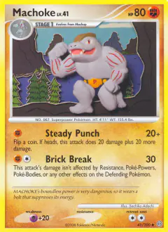Machoke Uncommon card from Stormfront