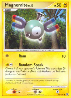 Magnemite Common card from Stormfront