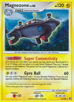 Magnezone Rare Holo card from Stormfront