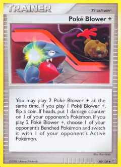 Poké Blower + Uncommon card from Stormfront