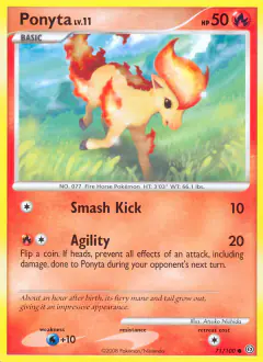 Ponyta Common card from Stormfront