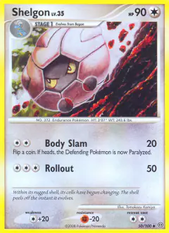 Shelgon Uncommon card from Stormfront
