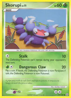 Skorupi Common card from Stormfront