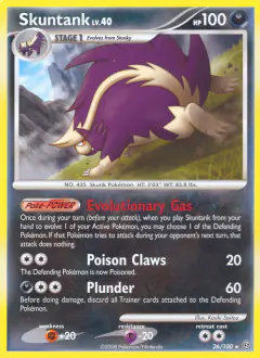 Skuntank Rare card from Stormfront