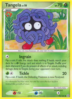 Tangela Common card from Stormfront