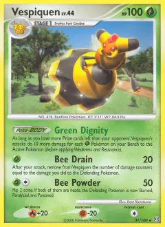 Vespiquen Rare card from Stormfront