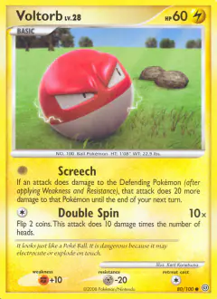 Voltorb Common card from Stormfront