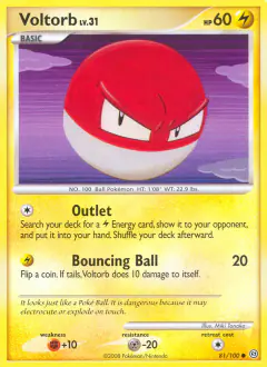 Voltorb Common card from Stormfront