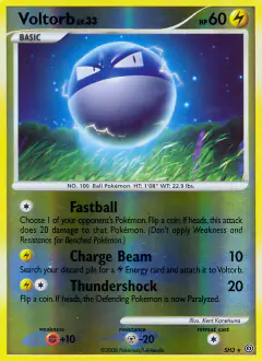 Voltorb Rare card from Stormfront