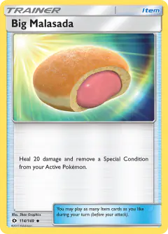 Big Malasada Uncommon card from Sun & Moon Base