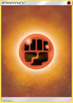 Fighting Energy Common card from Sun & Moon Base