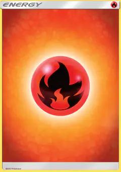 Fire Energy Common card from Sun & Moon Base