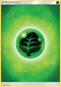 Grass Energy Common card from Sun & Moon Base