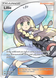 Lillie Rare Ultra card from Sun & Moon Base