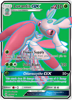 Lurantis-GX Rare Ultra card from Sun & Moon Base