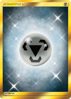 Metal Energy Rare Secret card from Sun & Moon Base