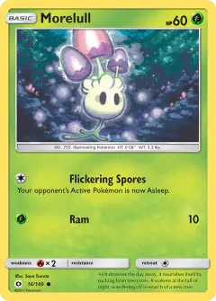 Morelull Common card from Sun & Moon Base