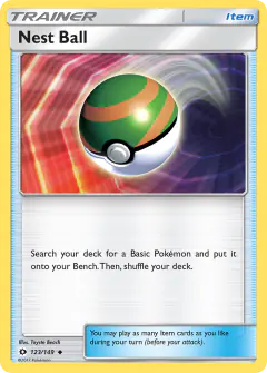 Nest Ball Uncommon card from Sun & Moon Base