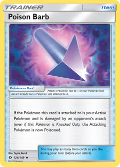 Poison Barb Uncommon card from Sun & Moon Base