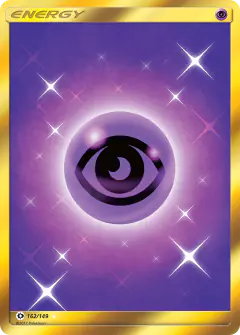 Psychic Energy Rare Secret card from Sun & Moon Base