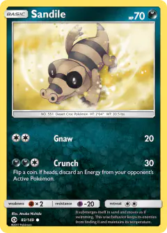 Sandile Common card from Sun & Moon Base